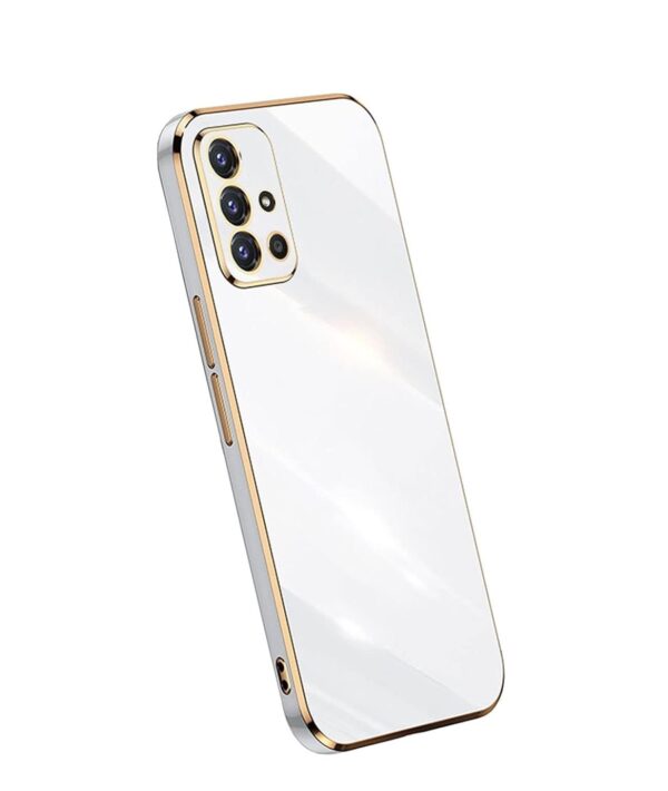 Luxury Premium Electroplated Gold Plated Case Cover and 3D Glass Protector For Samsung Galaxy A51 - Image 17