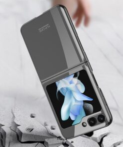 Alternative view of Luxury Premium Ultra Thin Electroplating Transparent Folding Shockproof With Mirror Case Cover For Samsung Galaxy Z Flip 5