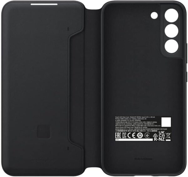 LED View Cover Intelligent View Flip Cover Phone Case Cover For Samsung Galaxy S22 Plus - Image 6