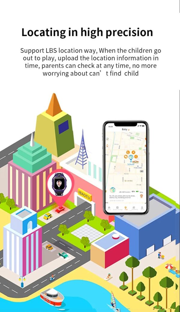 Luxury Premium Smart 2030 C002 Kids Smart Watch - Image 8