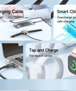 Alternative view of Vidvie Multifunctional Data Cable Type-c To Cliwatch 100w Fast Charging Cable
