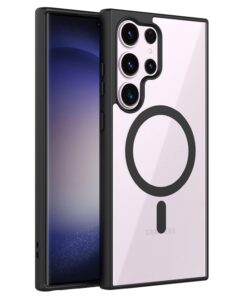 Luxury Premium Magsafe Transparent TPU Bumber Case Cover For Samsung Galaxy S24 Ultra