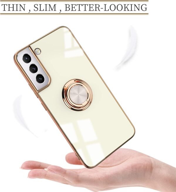 Luxury Premium Eletroplated Finger Ring Case Cover For Samsung Galaxy S21 - Image 12