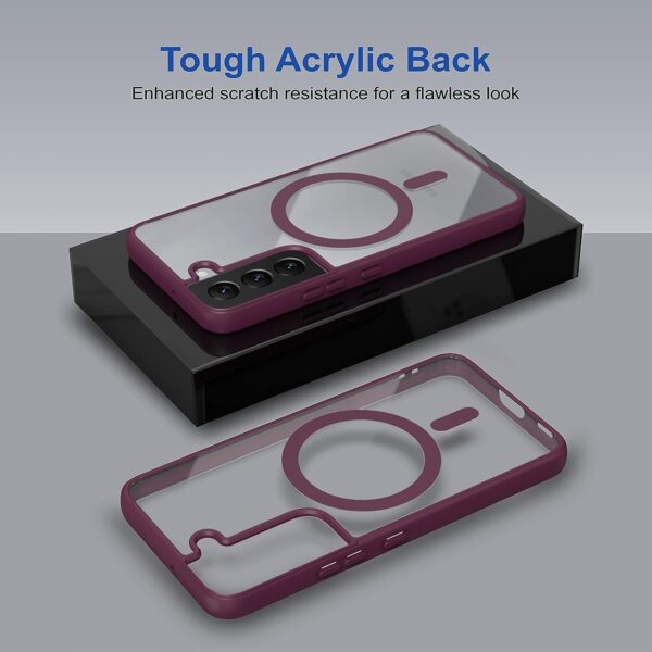 Luxury Premium Magsafe Transparent TPU Bumber Case Cover For Samsung Galaxy S22/S22 Plus - Image 25