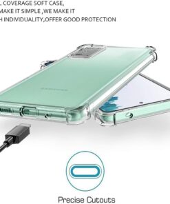 Alternative view of Luxury Premium Anti-Burst Transparent Case CoverFor Samsung Galaxy S20 FE