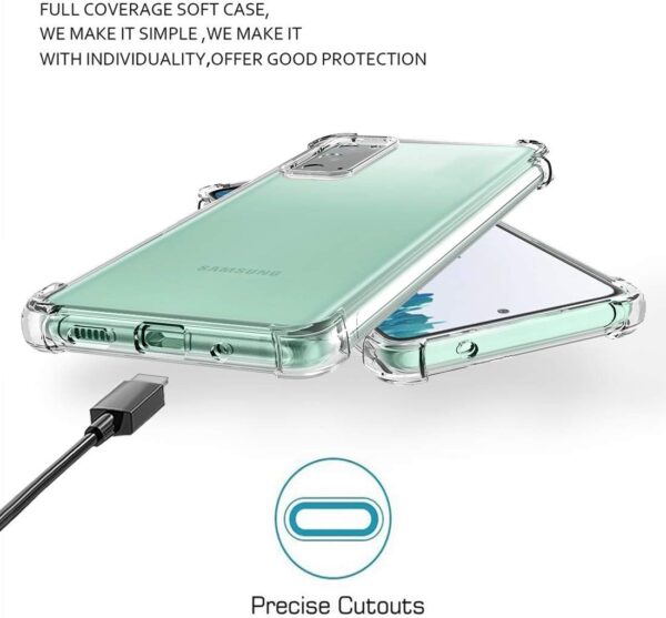 Luxury Premium Anti-Burst Transparent Case CoverFor Samsung Galaxy S20 FE - Image 2