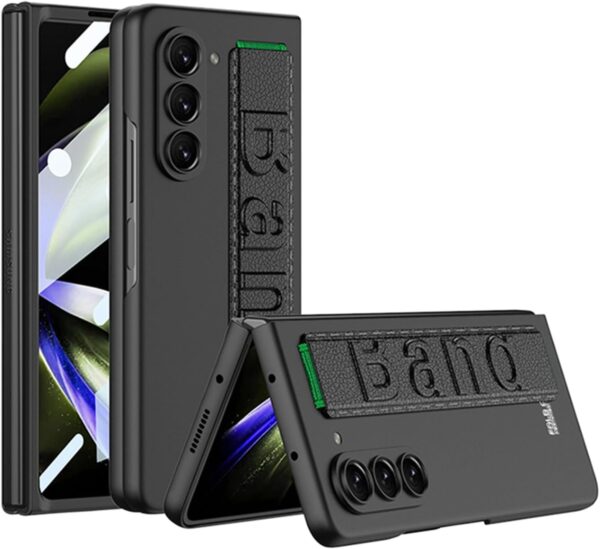 GKK Grip Wristband Band Slim Matte Hard Case Cover For Samsung Galaxy Z Fold 5 - Image 3