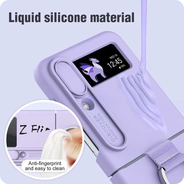 NILLKIN CamShield Silky Silicone Camera Protection Case for Samsung Galaxy Z Series - Image 30