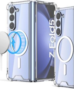 Luxury Premium Shockproof Clear MagSafe Magnetic Cover Case For Samsung Galaxy Z Fold 5