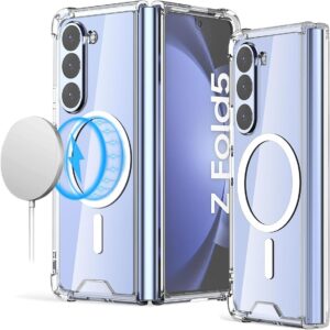 Luxury Premium Shockproof Clear MagSafe Magnetic Cover Case For Samsung Galaxy Z Fold 5