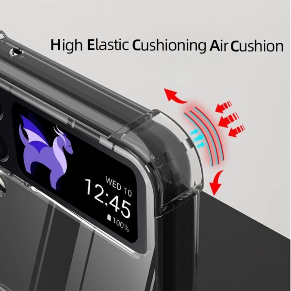 Luxury Premium Shockproof Clear MagSafe Magnetic Cover Case For Samsung Galaxy Z Flip 3/ Z Flip 4 - Image 7