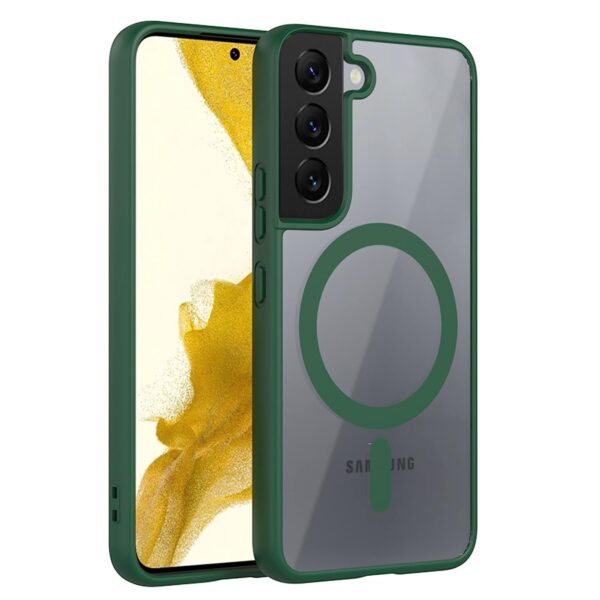 Luxury Premium Magsafe Transparent TPU Bumber Case Cover For Samsung Galaxy S22/S22 Plus - Image 9