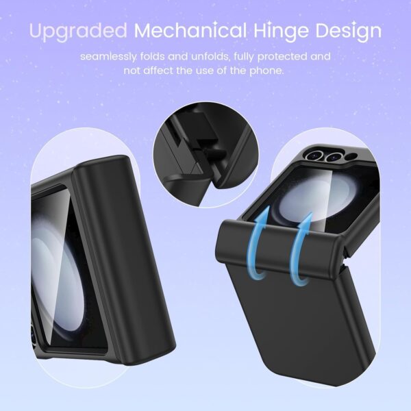 Xundd Leather PU with Hinge Protection Case Cover For Samsung Z Flip 5 - Image 6