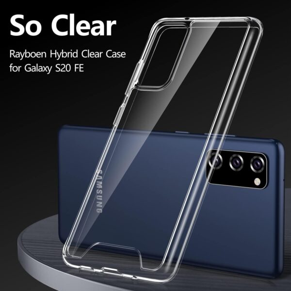 Luxury Premium Anti-Burst Transparent Case CoverFor Samsung Galaxy S20 FE - Image 9
