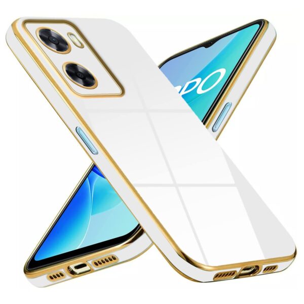 Luxury Premium Electroplated Gold Plated Case Cover and 3D Glass Protector For Oppo A57/A77/A77S - Image 14