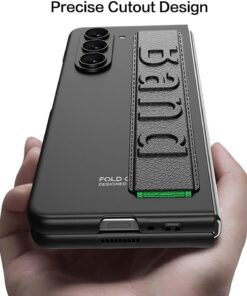 Alternative view of GKK Grip Wristband Band Slim Matte Hard Case Cover For Samsung Galaxy Z Fold 5