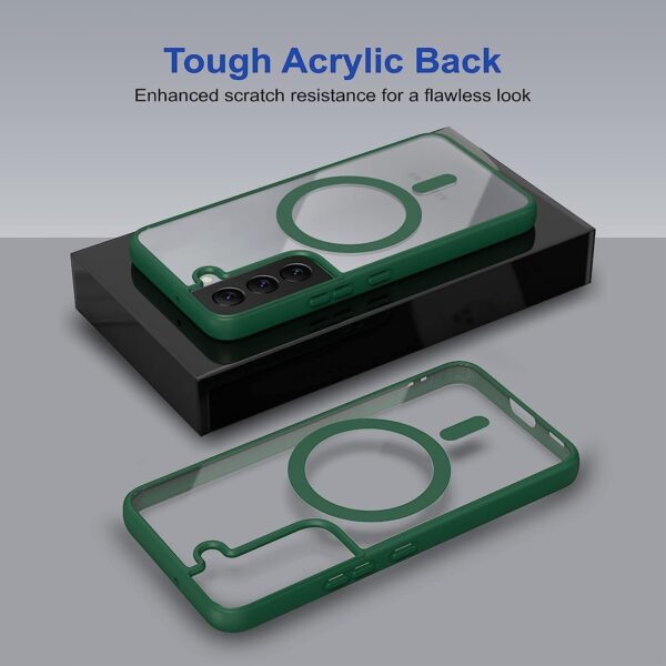 Luxury Premium Magsafe Transparent TPU Bumber Case Cover For Samsung Galaxy S22/S22 Plus - Image 4