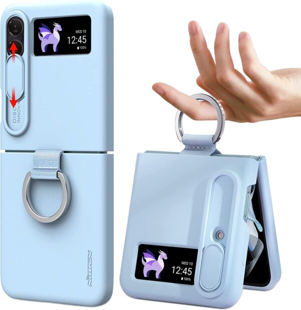 NILLKIN CamShield Silky Silicone Camera Protection Case for Samsung Galaxy Z Series - Image 4