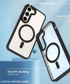 Luxury Premium Magsafe Transparent TPU Bumber Case Cover For Samsung Galaxy S23/S23 Plus