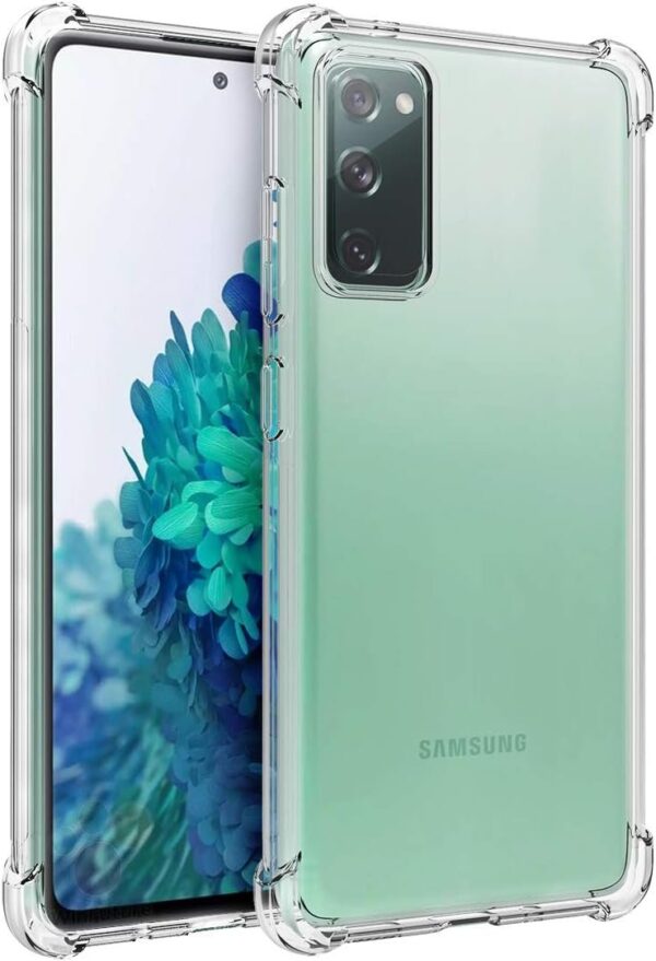 Luxury Premium Anti-Burst Transparent Case CoverFor Samsung Galaxy S20 FE - Image 3