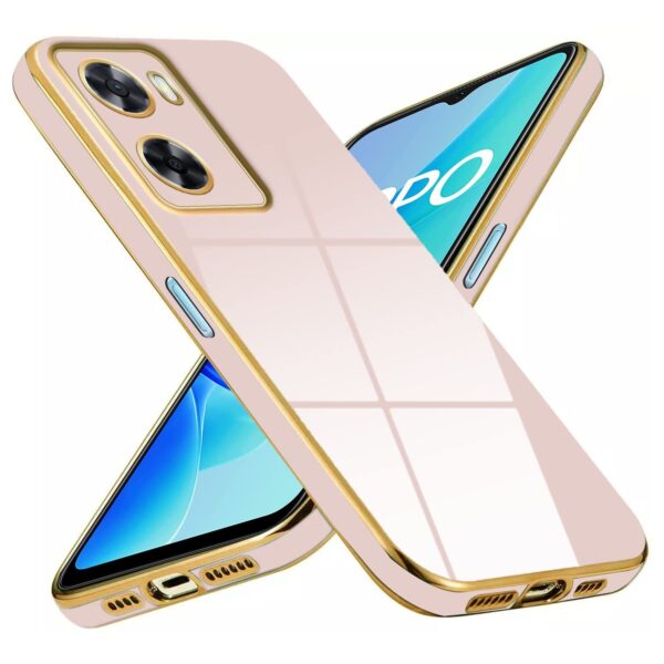 Luxury Premium Electroplated Gold Plated Case Cover and 3D Glass Protector For Oppo A57/A77/A77S - Image 8