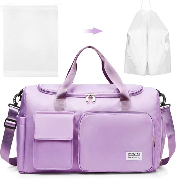 Travel Duffel Bags Sports Bag, purple, Big Capacity - Image 2