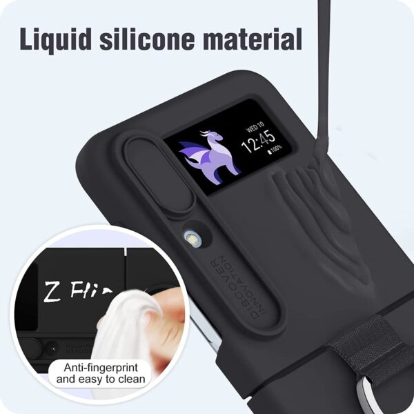 NILLKIN CamShield Silky Silicone Camera Protection Case for Samsung Galaxy Z Series - Image 21