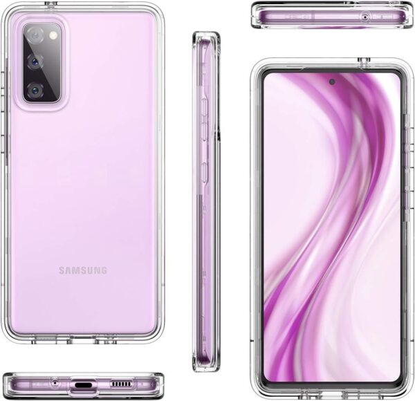 Luxury Premium Anti-Burst Transparent Case CoverFor Samsung Galaxy S20 FE