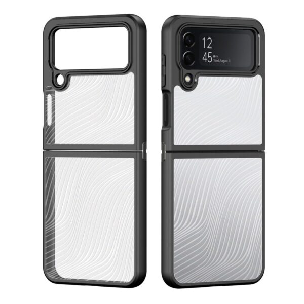 DUX DUCIS Crystal Clear with Flowing Lines Back Cover Case Cover for Samsung Z Flip 4 5G - Image 4