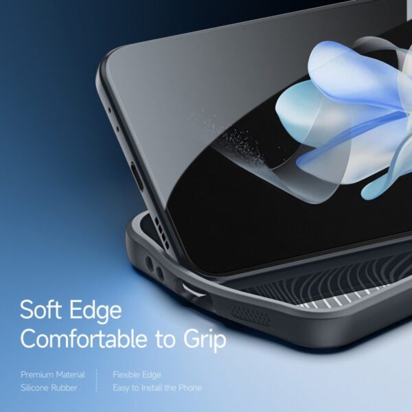 DUX DUCIS Crystal Clear with Flowing Lines Back Cover Case Cover for Samsung Z Flip 4 5G - Image 11