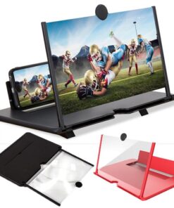 3D HD Phone Foldable Stand Screen Holder 12" Screen Amplifier