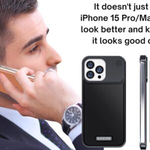 Luxury Premium Luxury Leather Magnetic Aluminum Fragrance Case Cover For iPhone 13 Pro Max/14 Pro Max