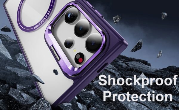 Luxury Premium Magsafe Camera Stand Matte Phone Case For Samaung Galaxy S24 Ultra - Image 20