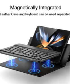 Alternative view of GKK Bluetooth Wireless Keyboard for Samsung Galaxy Z Fold Series with Pen Slot