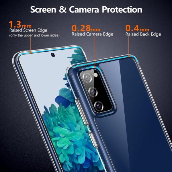 Luxury Premium Anti-Burst Transparent Case CoverFor Samsung Galaxy S20 FE - Image 18
