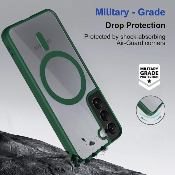 Luxury Premium Magsafe Transparent TPU Bumber Case Cover For Samsung Galaxy S22/S22 Plus - Image 26