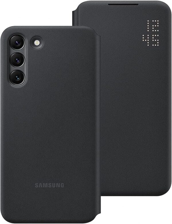 LED View Cover Intelligent View Flip Cover Phone Case Cover For Samsung Galaxy S22 Plus