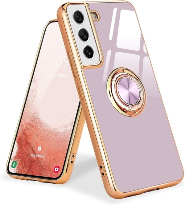 Luxury Premium Eletroplated Finger Ring Case Cover For Samsung Galaxy S21 - Image 11