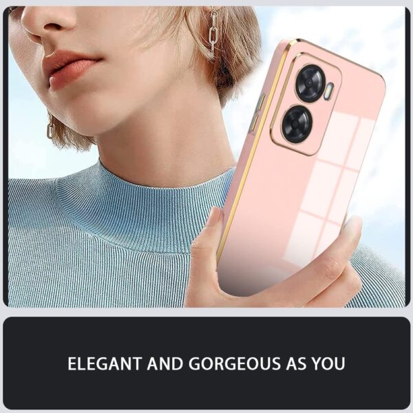 Luxury Premium Electroplated Gold Plated Case Cover and 3D Glass Protector For Oppo A57/A77/A77S - Image 23