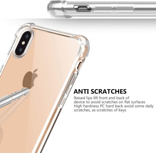 Luxury Premium Transparent Antiburst Airskin Case Cover For iPhone X Series - Image 3