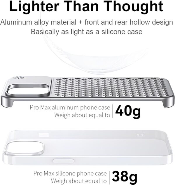 Luxury Ultra thin Aluminum Alloy Heat Dissipation Aromatherapy Anti-Scratch Slim Case Cover For iPhone series - Image 11