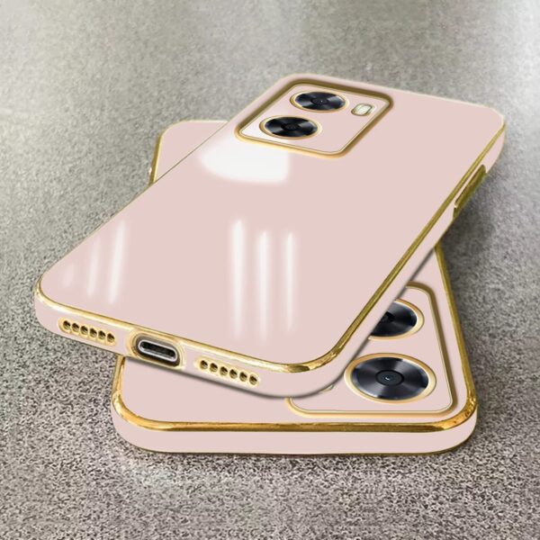 Luxury Premium Electroplated Gold Plated Case Cover and 3D Glass Protector For Oppo A57/A77/A77S - Image 16