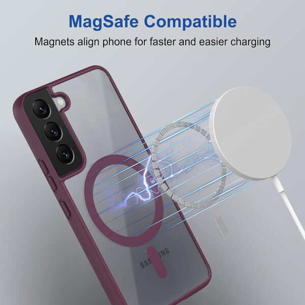 Luxury Premium Magsafe Transparent TPU Bumber Case Cover For Samsung Galaxy S22/S22 Plus - Image 16