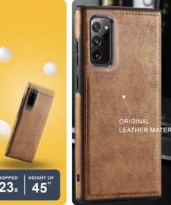 Luxury Premium PU Line Leather Stitching Case Cover For Samsung Galaxy Note 20 Ultra