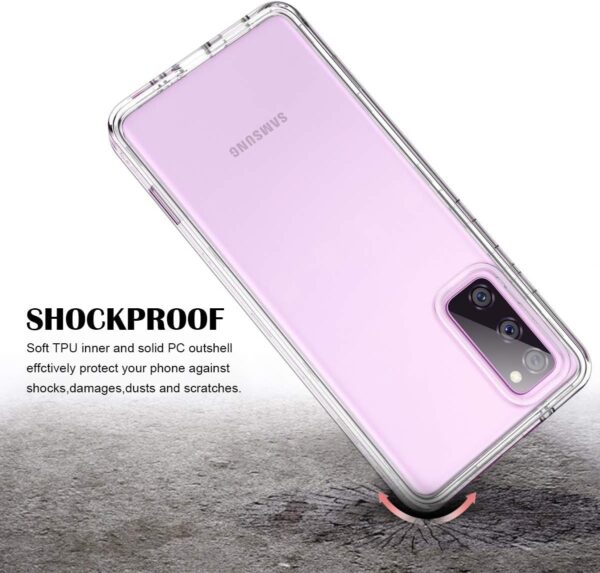 Luxury Premium Anti-Burst Transparent Case CoverFor Samsung Galaxy S20 FE - Image 11