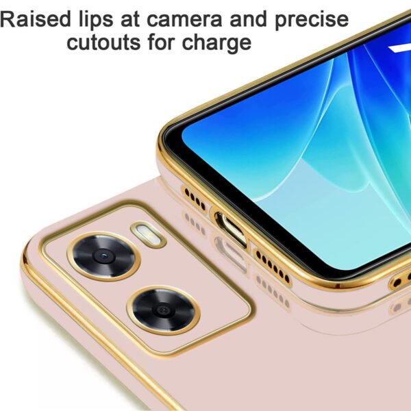 Luxury Premium Electroplated Gold Plated Case Cover and 3D Glass Protector For Oppo A57/A77/A77S - Image 18