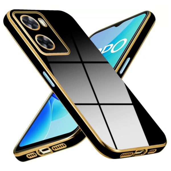 Luxury Premium Electroplated Gold Plated Case Cover and 3D Glass Protector For Oppo A57/A77/A77S - Image 15