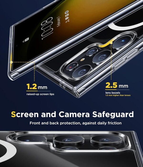 Luxury Premium Shockproof Clear MagSafe Magnetic Cover Case For Samsung Galaxy S22 Ultra/S23 Ultra - Image 7