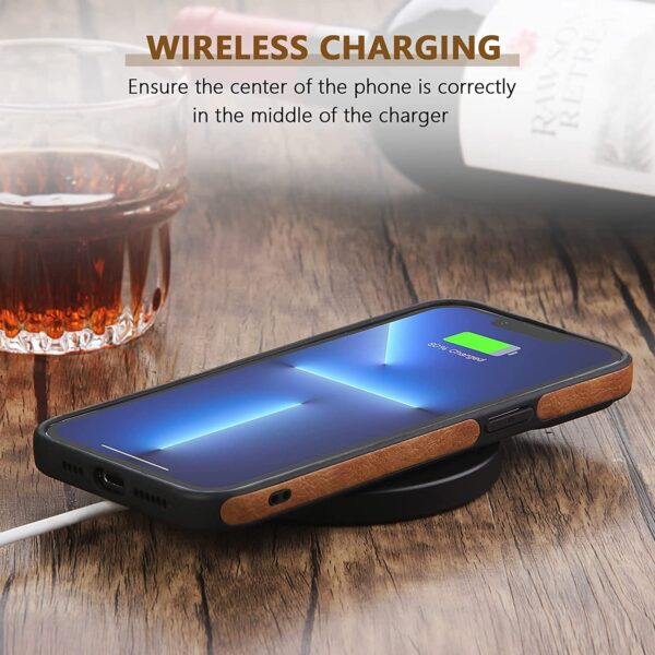 iPhone 13/14 Series PU Leather Shockproof Business Style Mobile Phone Case - Image 8