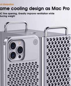 Alternative view of Luxury Ultra thin Aluminum Alloy Heat Dissipation Aromatherapy Anti-Scratch Slim Case Cover For iPhone series